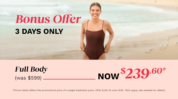 60% off Full Body Laser Hair Removal Treatments* 