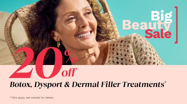 20% off Botox, Dysport & Dermal Filler Treatments*